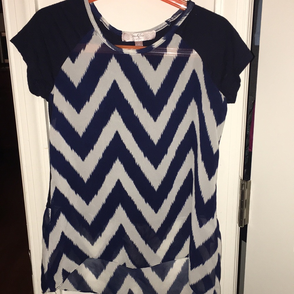 A stripe blouse